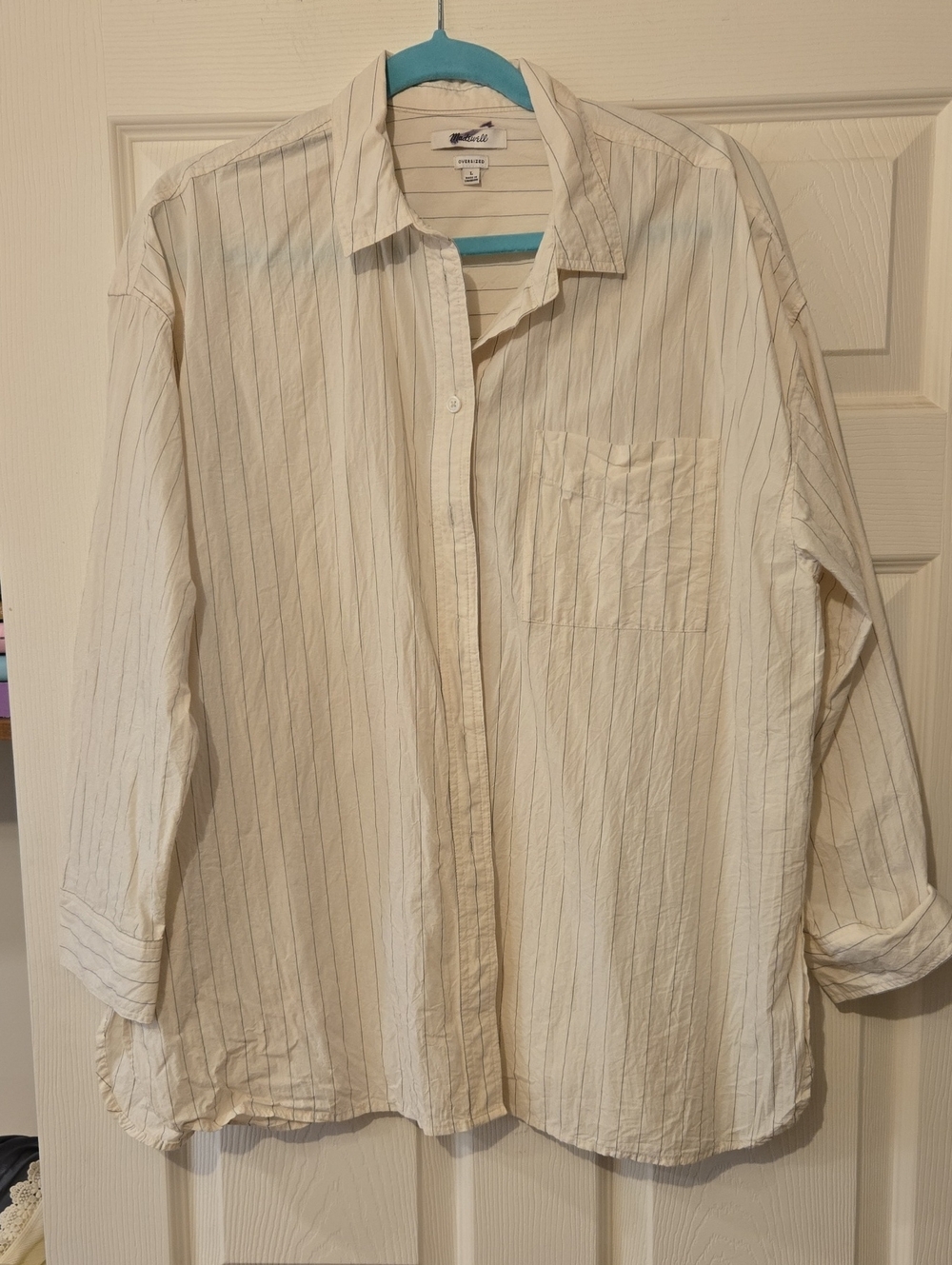 Madewell neutral button down